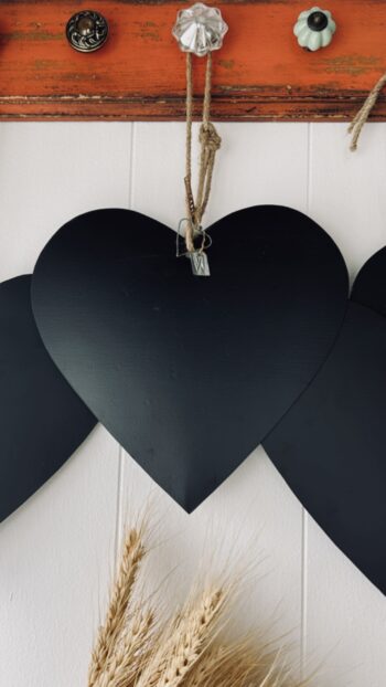 French Heart Chalkboard