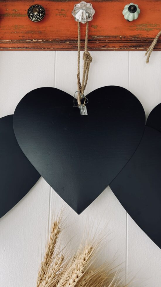 French Heart Chalkboard