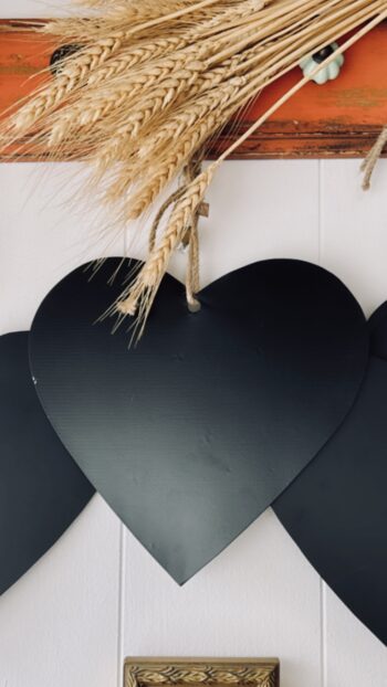 French Heart Chalkboard