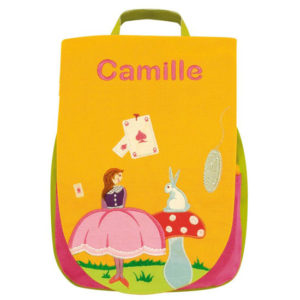 Alice and white rabbit backpack