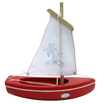 Small Red Toy Sailing Boat