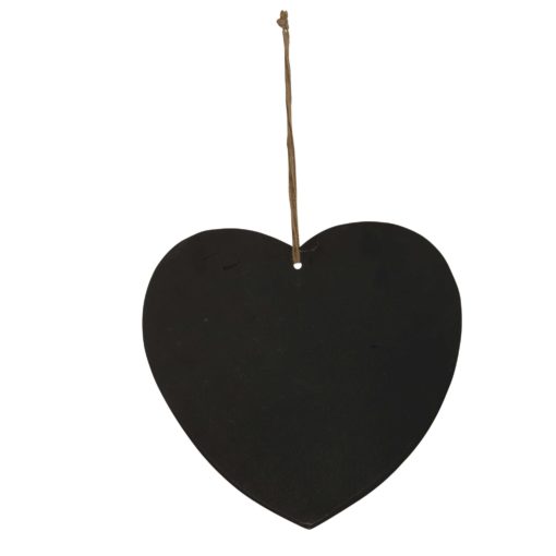 French heart chalkboard