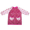 Little French Heart - pretty art smock with small flowers