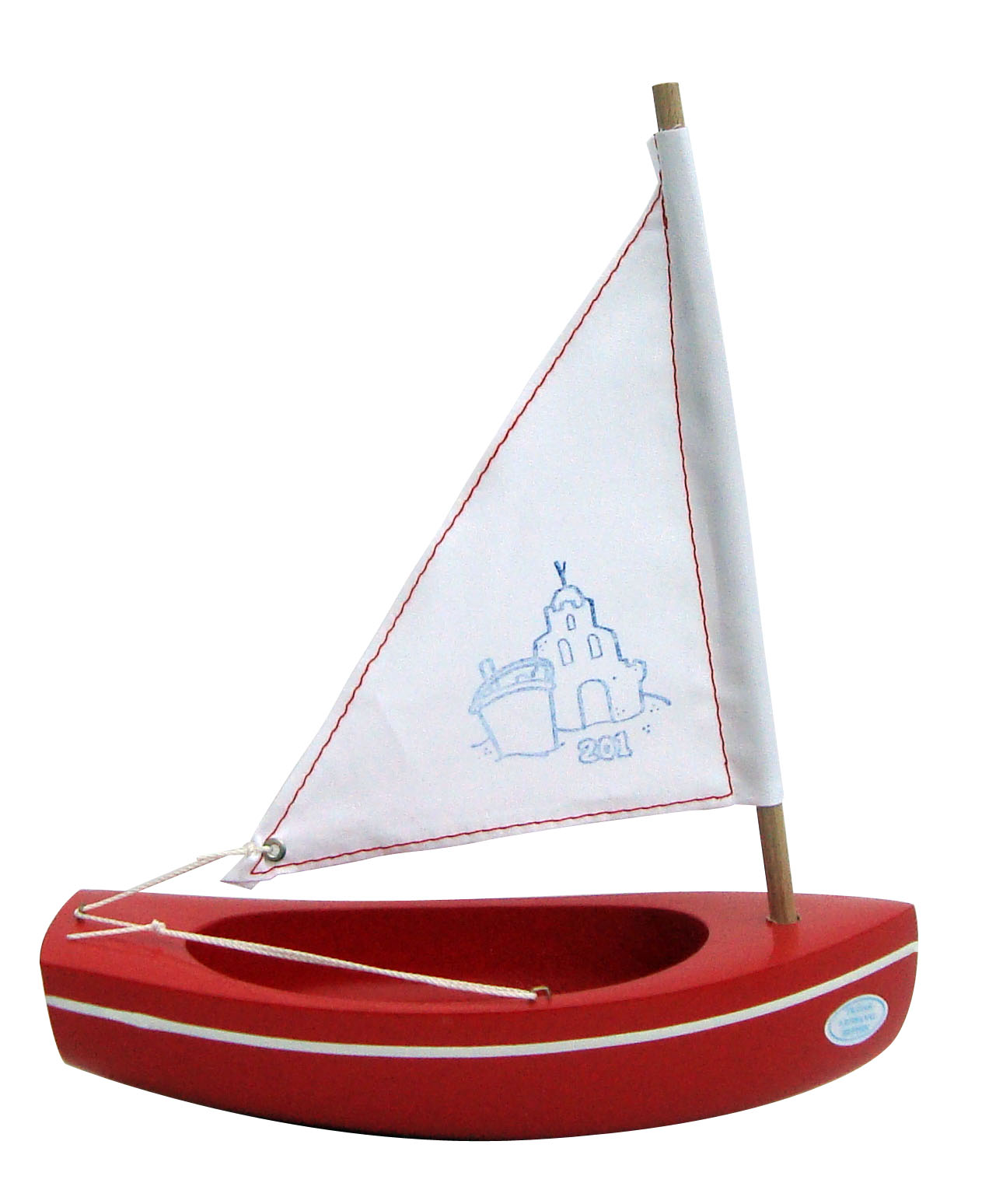 small wooden toy sailboats