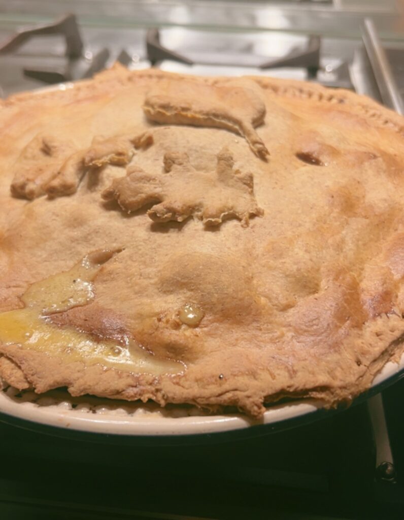 Jane Webster of My French Table's Chicken Pie 67 Chicken Pie