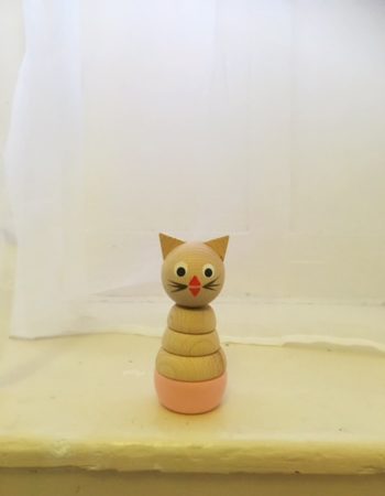 Traditional Wooden Learning Toy Cat Puzzle