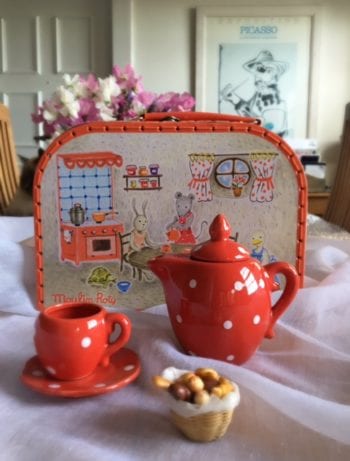Moulin Roty Little Red Ceramic Kids Tea Set