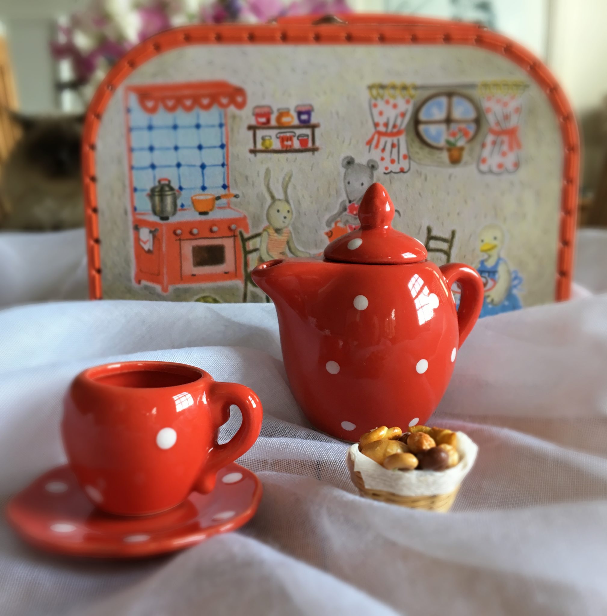 Moulin Roty Little Red Teaset for Children
