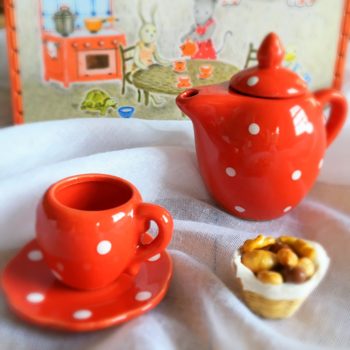 Moulin Roty Little Red French Ceramic Child's Tea Set