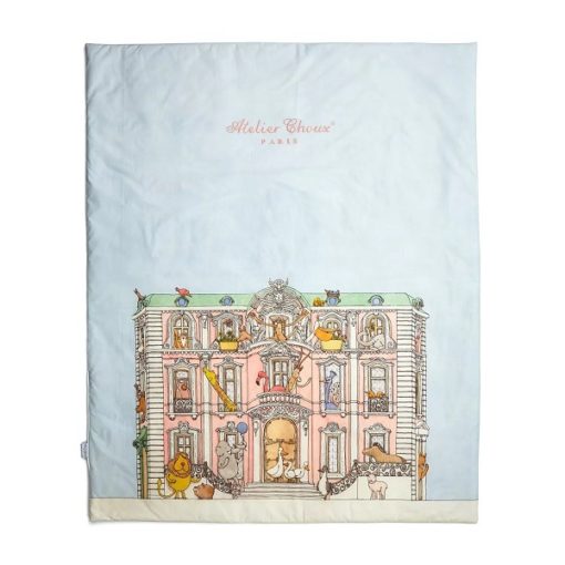 Atelier Choux Monceau-Mansion Hot-Air-balloons Quilt Little French Heart