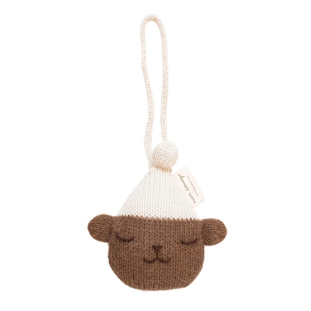 Main Sauvage Teddy Baby Gym Knit Toy