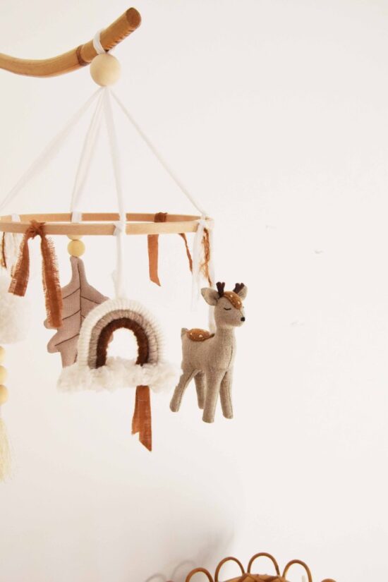 Little Rainbow Bebe French nursery mobile
