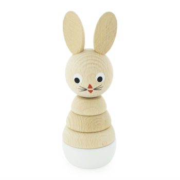 Wooden Toy Rabbit Puzzle Little French Heart