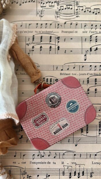 Sophie Digard Lady Doll Gardener with Maileg Suitcase