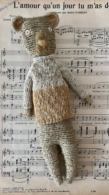Sophie Digard Ted in Sand Multi Sweater from Paris