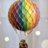 Vintage Hot Air Balloon Rainbow Small