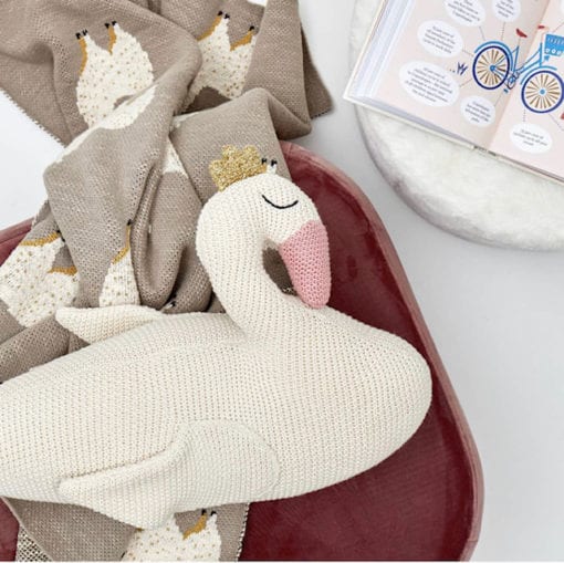Bloomingville Swan cushion