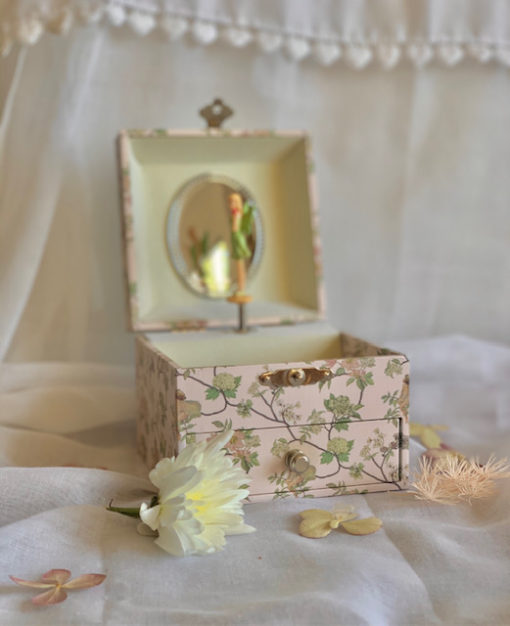 Narcissus Flower Fairy Small Music Box - little French Heart