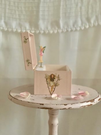 Trousselier Music Box Flower Fairy Cherry - Little French Heart
