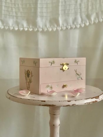 Trousselier Music Box Flower Fairy Cherry side view - Little French Heart