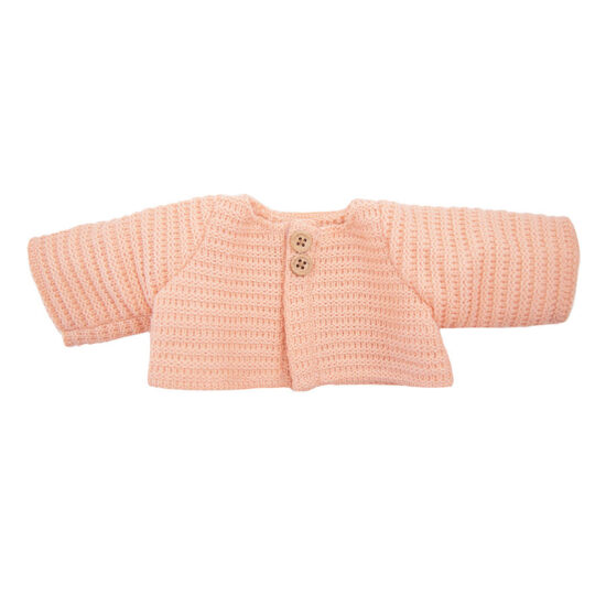 Olli Ella Dinkum Doll Cardigan Rose