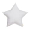 Numero 74 Silver White Star Cushion Little French Heart