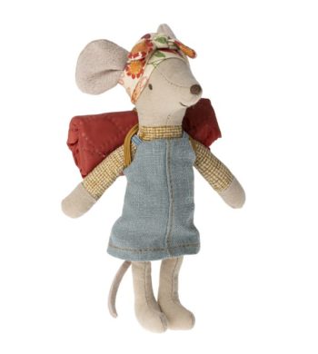 Maileg Hiker Mouse Big Sister - Little French Heart