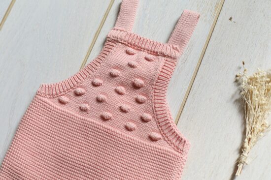Louise Misha Baby Girl Overalls Bubble Gum Little French Heart