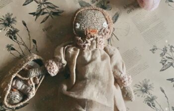 Sophie Digard Mother and Bebe Knit Doll