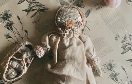 Sophie Digard Mother and Bebe Knit Doll
