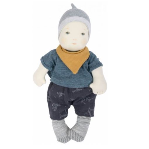Les Bebes Baby Boy Doll Moulin Roty