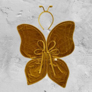 Numero 74 Butterfly Wings Gold Antennae headset