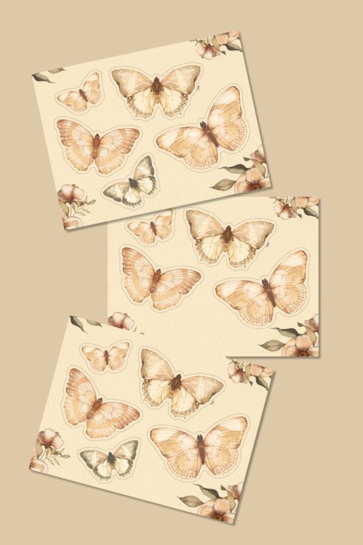 Mrs Mighetto Paper Friends Butterflies