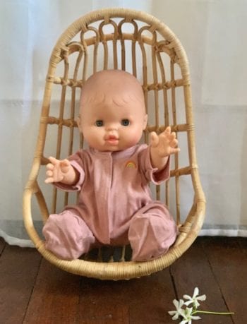 Paola Reina Gordis Bella Caucasion Baby Doll with Blush Pajamas Little French Heart