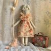 Bunnette in French Summer Flower Dress Mini #Littlefrenchheart with Maileg suitcase