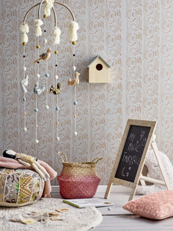 Bloomingville Blackboard with Raffia Border