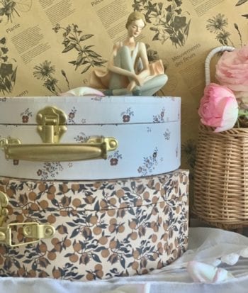 kongessloejd orangery beige luggage set Little French Heart