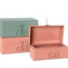 Maileg storage suitcases assorted little french heart