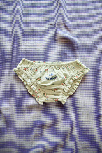 Bonjour Diary Three Little Flower Panties