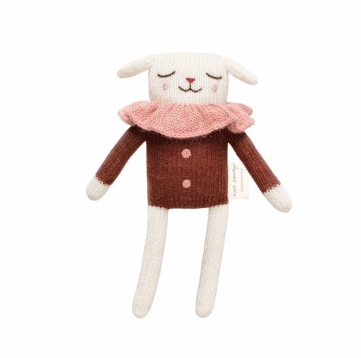 Main Sauvage_lamb_sienna_blouse knit toy - Little French Heart