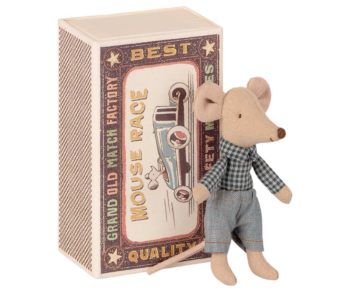 Maileg Little Brother Mouse in Box Little French Heart