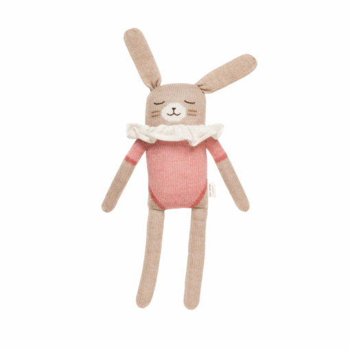 Main Sauvage Big Bunny Soft Toy Rose Bodysuit