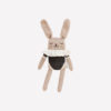 Main Sauvage Bunny Knit Toy Black Bodysuit
