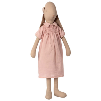 Maileg Bunny Size 4 in Dress Rose