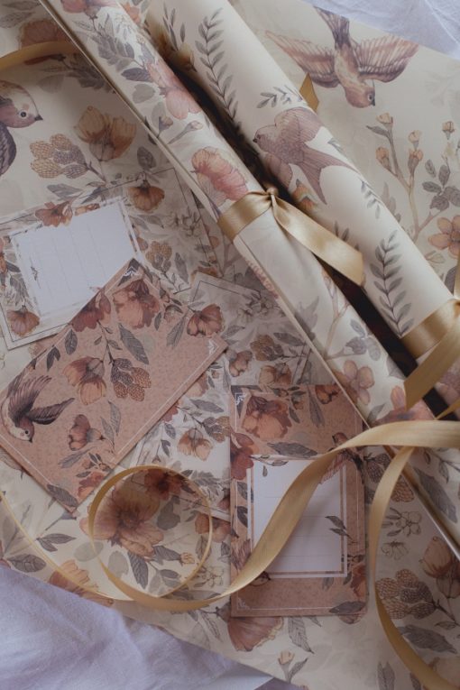 Mrs Mighetto Flowers Wrapping Paper