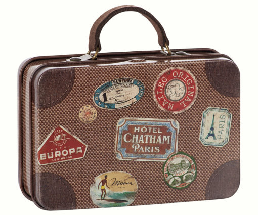 Maileg Brown Suitcase - Paris