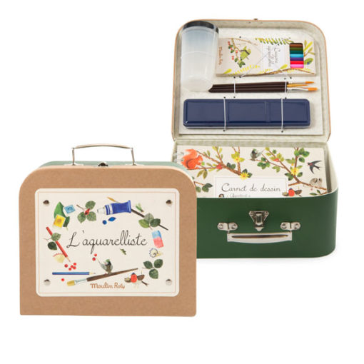 Moulin-Roty-Le Jardin Watercolour-Artist-case-#Littlefrenchheart