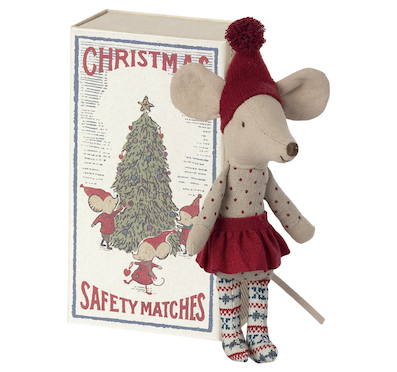 Maileg Christmas Mouse In Box Big Sister (Pre order End Oct)