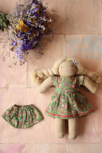 Bonjour Diary Apron Dress Small Flowers #Littlefrenchheart2