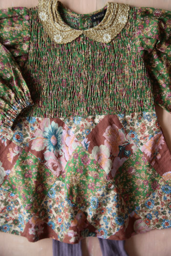 Bonjour Diary Patchwork Tunique Blouse Small Flowers #Littlefrenchheart.1